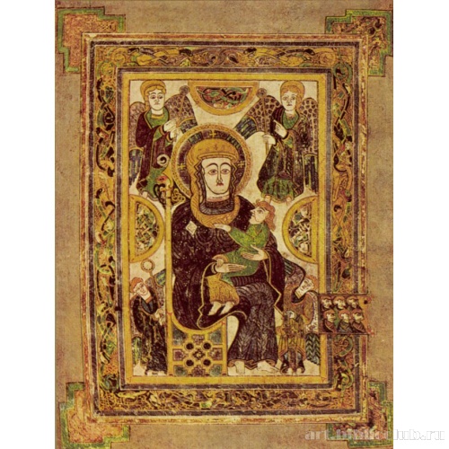 Мария с младенцем. Книга из Келлса