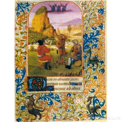 Книга часов. Тур. Благовещение пастухам