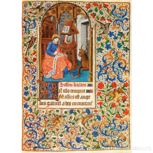 Книга часов. Париж, Тур (?). Св. Лука Евангелист