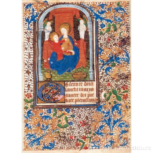 Книга часов. Нант. Богородица с младенцем