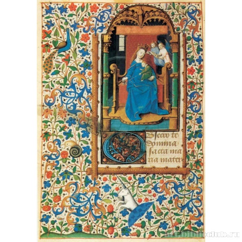 Книга часов. Париж. Богородица с младенцем