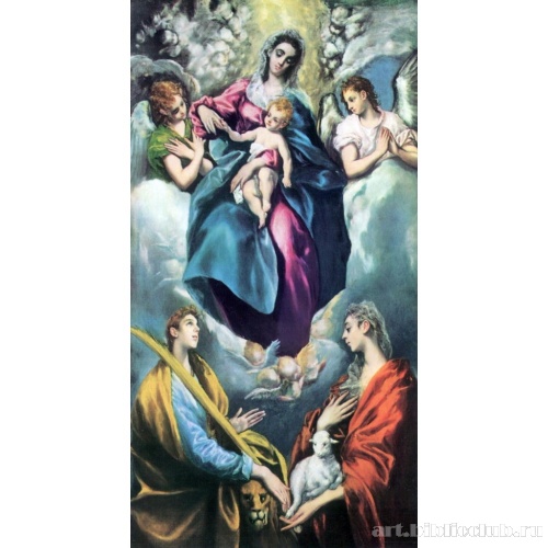 Мария с Младенцем и свв. Мартина и Агнесса