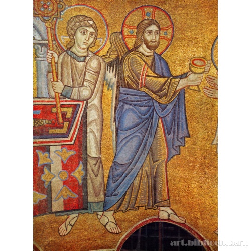 Евхаристия. Правая часть. Христос и ангел