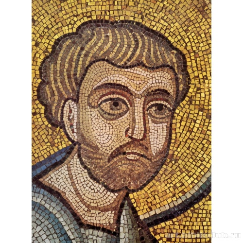 Евхаристия. Неизвестный апостол (Яков?). Фрагмент