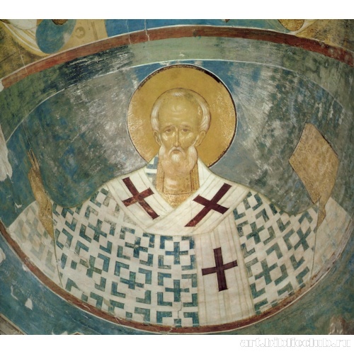 Фреска в конхе «Святитель Николай»