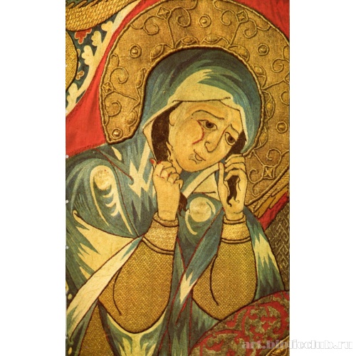 Плащаница «Положение во гроб». Фрагмент