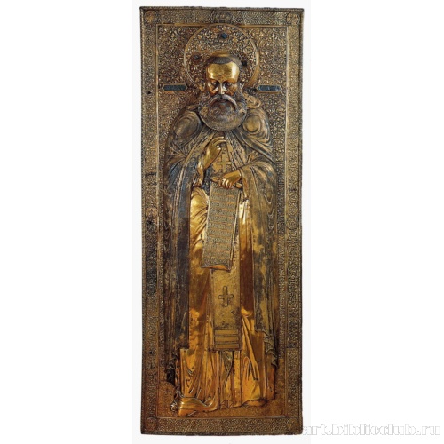 Крышка раки преподобного Александра Свирского