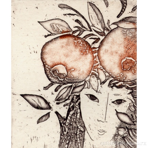 Девочка с гранатами