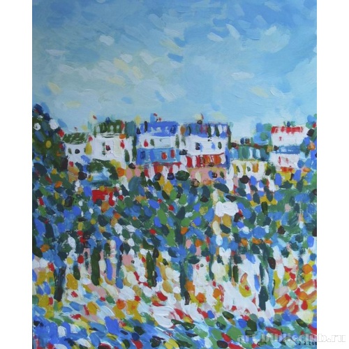 Деревья и дома