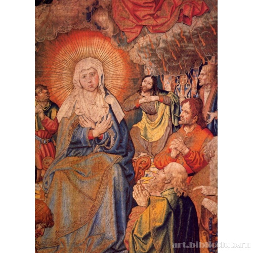 Гобелен «Пятидесятница» в зале Ковров. Деталь