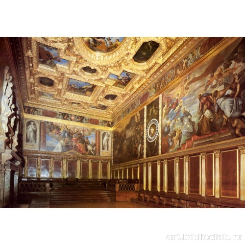 Дворец Дожей. Вид Зала Коллегии