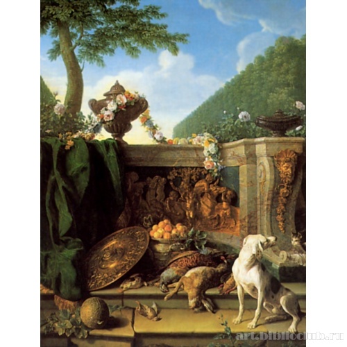 Натюрморт с собакой