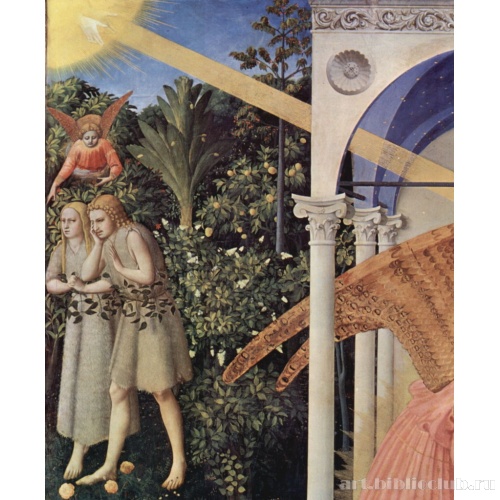 Изгнание Адама и Евы из рая Фрагмент алтаря «Благовещение Марии»