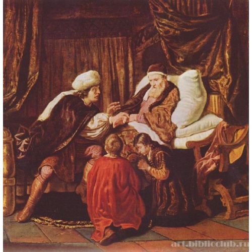 Иаков благословляет сыновей Иосифа