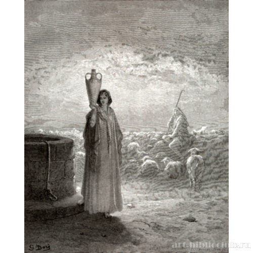 Иаков пасет стада Лавана