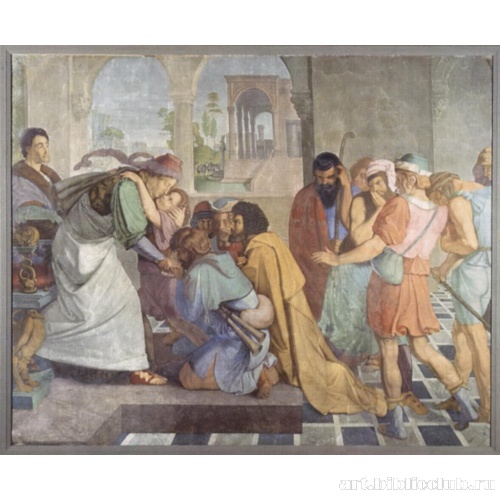 Иосиф открывается своим братьям. Фрески Каза Бартольди в Риме