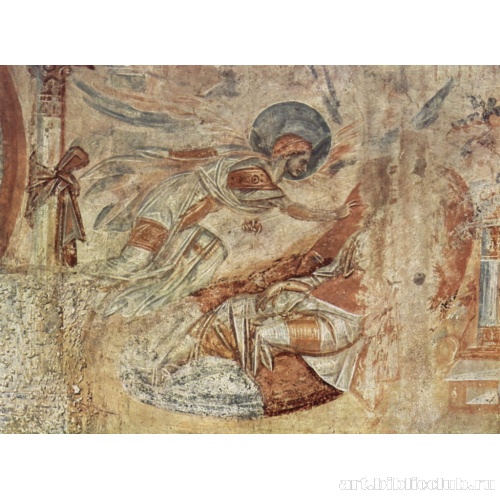 Фрески приходской церкви Кастельсеприо (Восточные хоры), сцена: Сон Иосифа