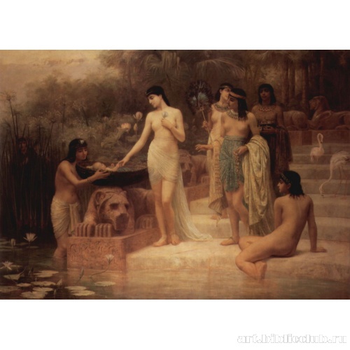 Дочь фараона находит младенца Моисея