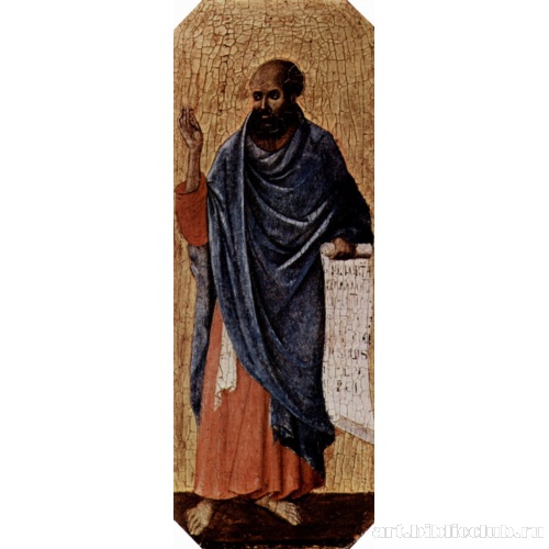 Пророк Изекииль. Алтарь Сиенского собора