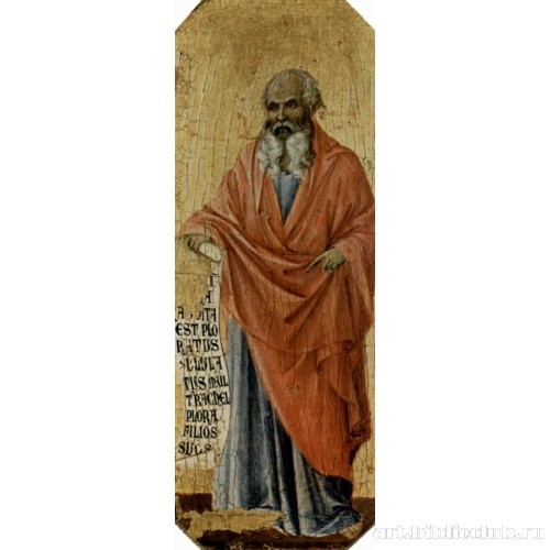 Пророк Иеремия. Алтарь Сиенского собора