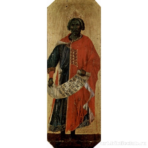 Пророк Соломон. Алтарь Сиенского собора