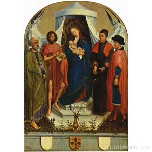 Мадонна со святым Петром, Иоанном Крестителем, святыми Козьмой и Дамианом, Мадонна Медичи