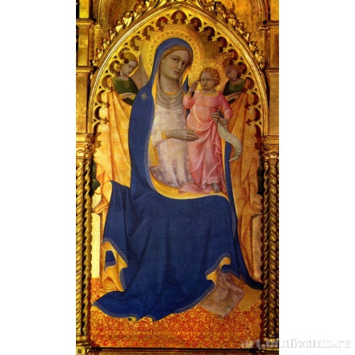 Алтарь Монте Оливето, центральная часть: Мадонна