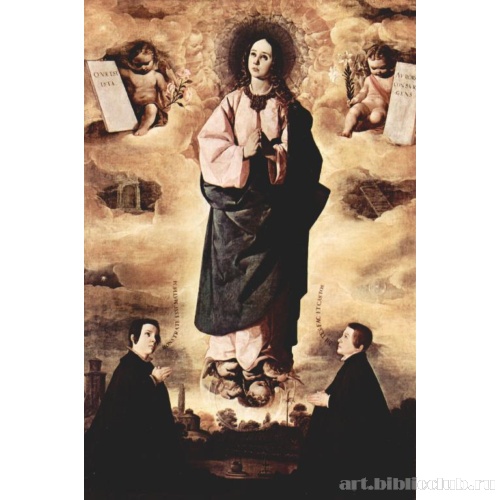 Непорочное зачатие с двумя священнослужителями