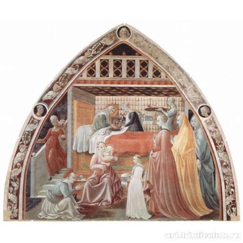 Фрески собора в Прато. Рождение Марии