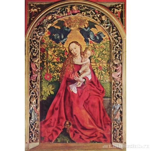 Мария в розовой беседке