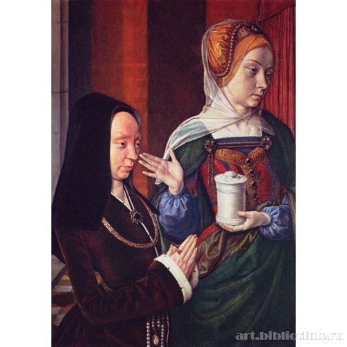 Св. Магдалена с донаторами