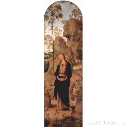 Голицинский триптих, правая створка: св. Мария Магдалина