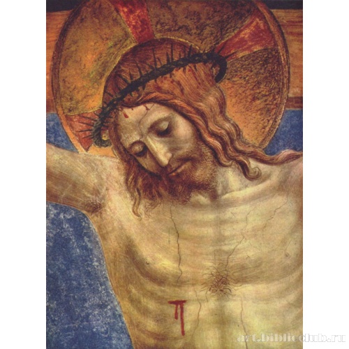 Распятие со святым Домеником, деталь