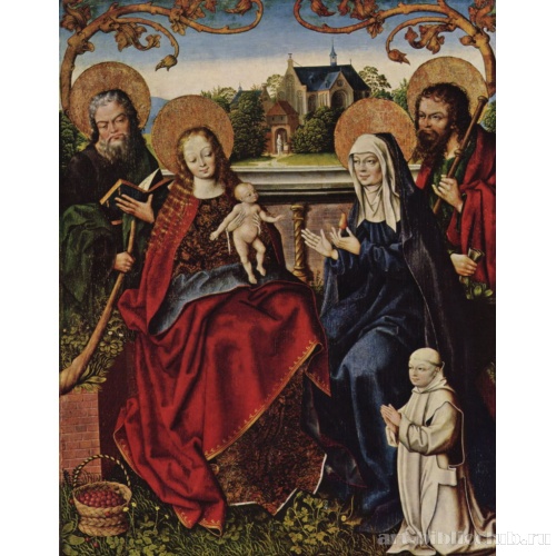 Святое семейство с монахом-картезианцем