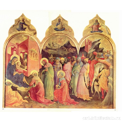 Алтарь церкви Сан Эгидио во Флоренции, сцена: Поклонение волхвов