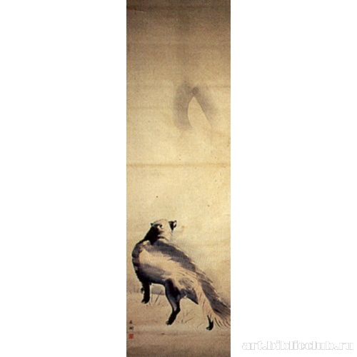 Барсук в свете луны