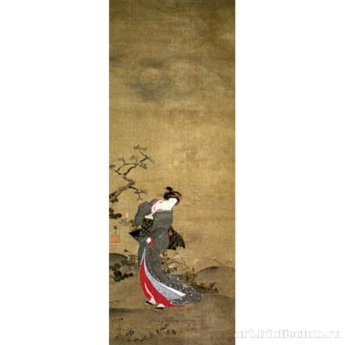 Красавица в свете луны