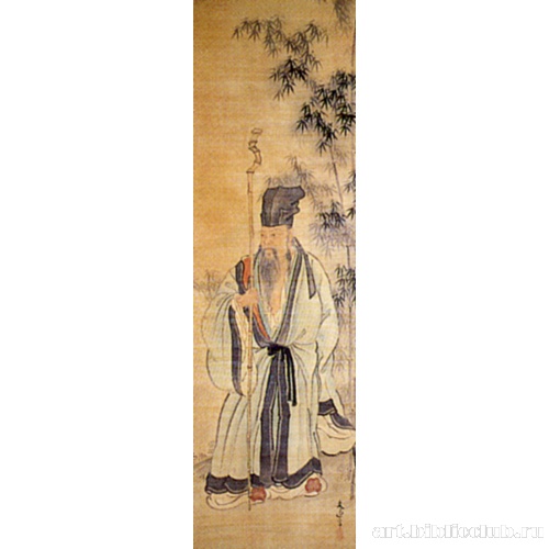 Китайский мудрец в бамбуковой роще