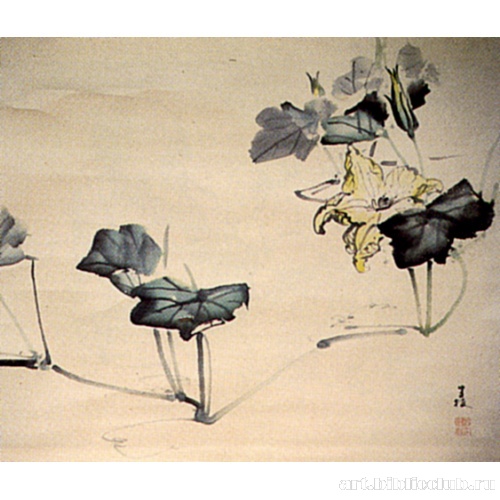 Цветок тыквы (деталь)