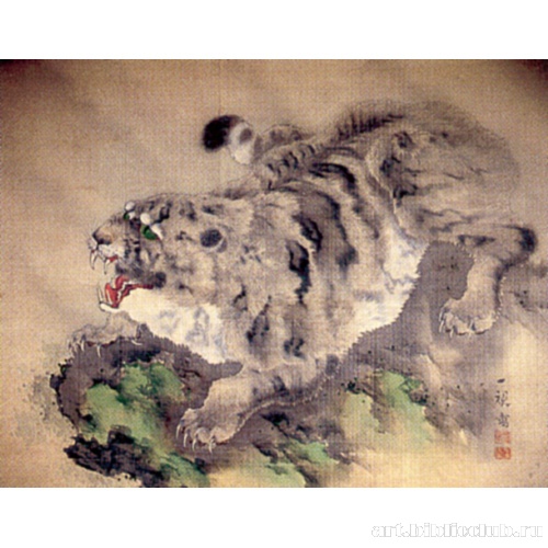 Тигр под дождем