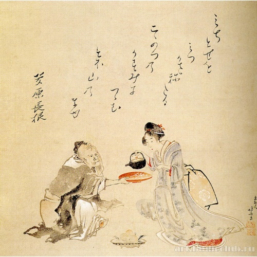 Отшельник Тохо-саку и красавица