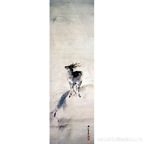 Олень в лунном свете