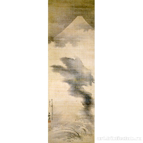 Дракон, взбирающийся на гору Фудзи