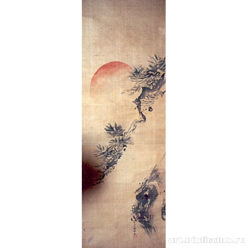 Сосна и восходящее солнце