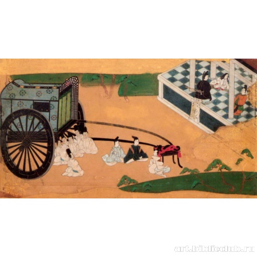 Кирицубо. Сцена из «Повести о Гэндзи»