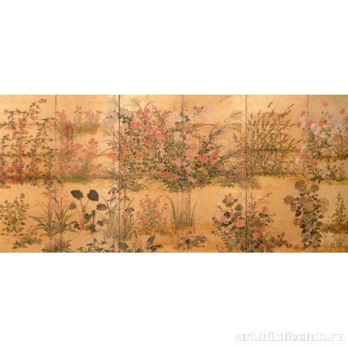 Цветы и травы четырех времен года (фрагмент)