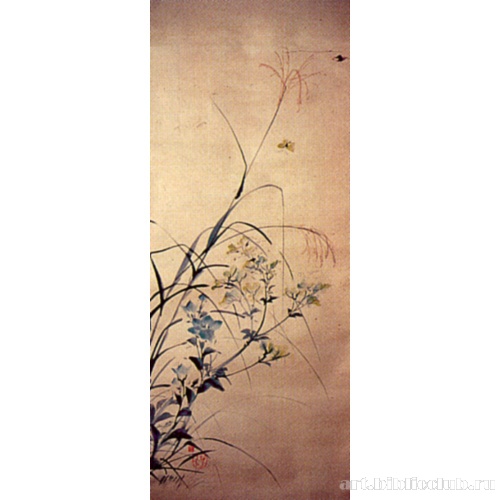 Бабочки и осенние травы