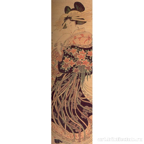 Куртизанка, держащая кайси