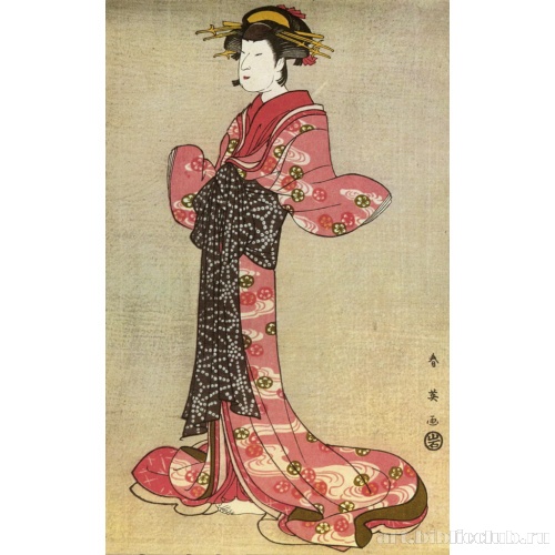 Накаяма Томисабуро в роли куртизанки Окару