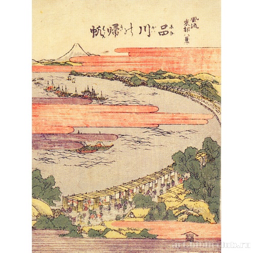 Лист из серии «Восемь видов Эдо»